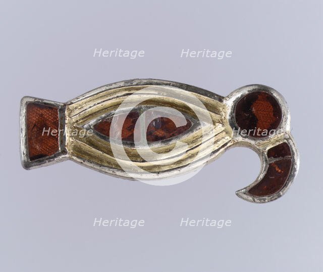 Bird-Shaped Brooch, Frankish, 500-600. Creator: Unknown.