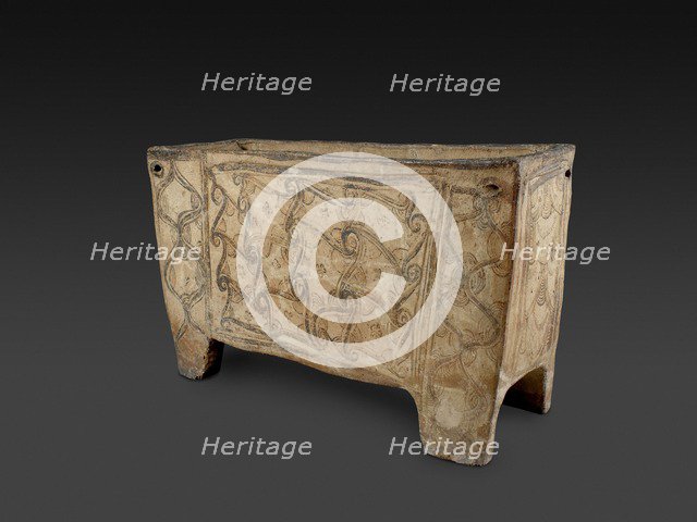 Larnax (coffin), Late Minoan IIIA Period, c1400 - c1300 BC. Artist: Unknown.