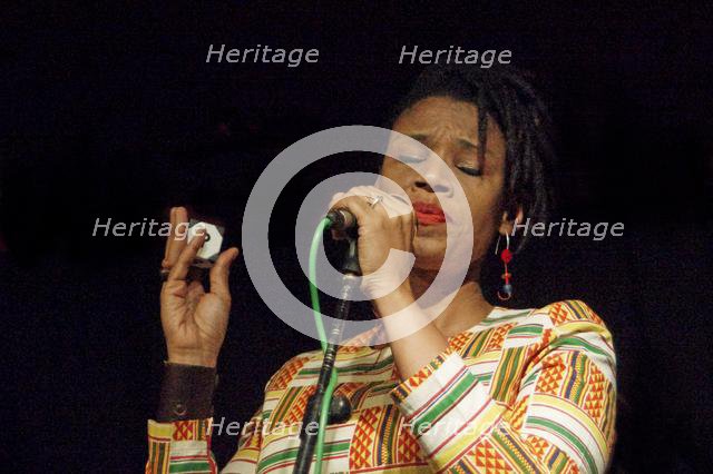 Carmen Souza, Carmen Souza's Silver Messengers, Verdict Jazz Club, Brighton East Sussex, 2019. Creator: Brian O'Connor.