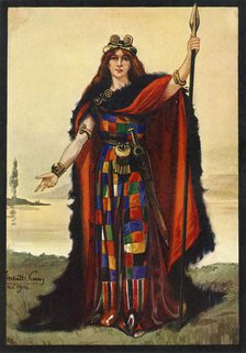'A Celtic Chieftainess (Boadicea)', 1924. Creator: Herbert Norris.