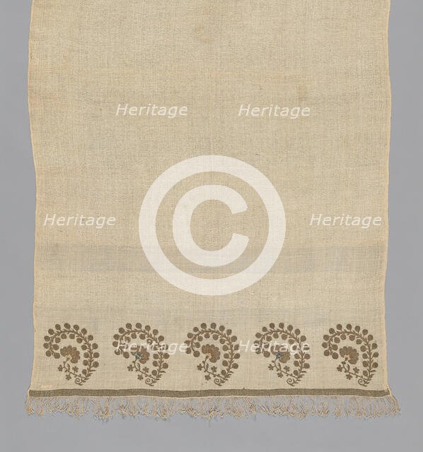 Towel, Turkey, 19th century. Creator: Unknown.