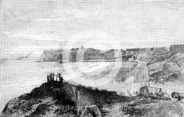 Scarborough: view from the North, 1890. Creator: Unknown.