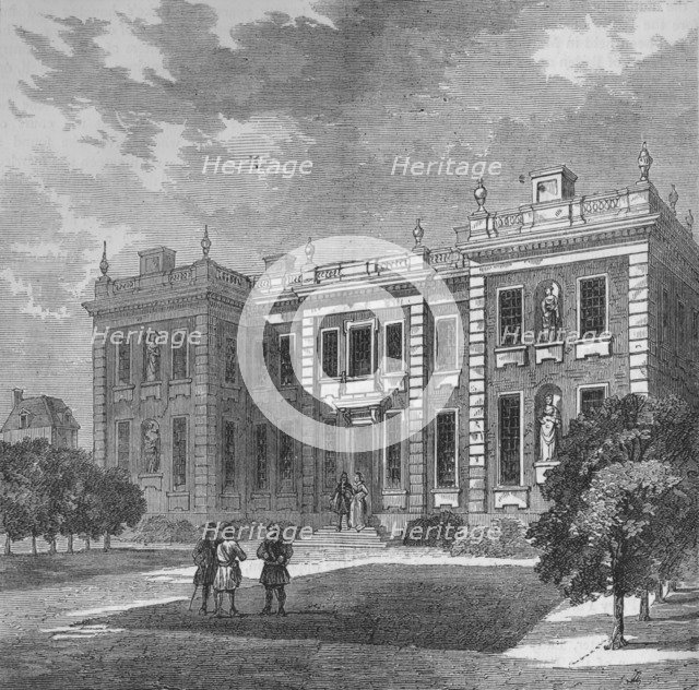Marlborough House, Westminster, London, c1710 (1878). Artist: Unknown.