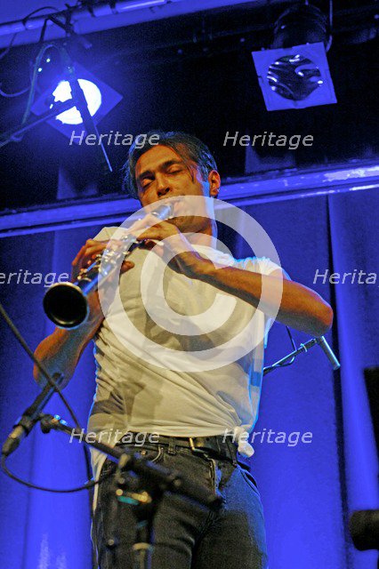 Arun Ghosh, Ropetackle Arts Centre, Shoreham, West Sussex, Jan 2016. Artist: Brian O'Connor.