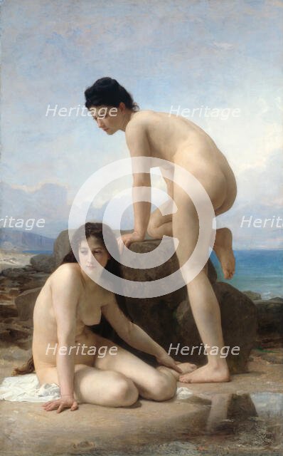 The Bathers, 1884. Creator: William-Adolphe Bouguereau.
