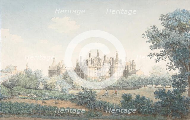 The Château of Chambord Seen from the Southwest, 18th century. Creator: Simon Mathurin Lantara.