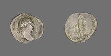 Denarius (Coin) Portraying Emperor Trajan, 98-117. Creator: Unknown.