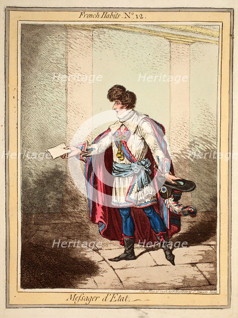 French Habits No. 12, 1798.