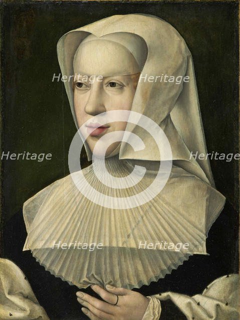 Portrait of Margaret of Austria (1480-1530). Creator: Orley, Bernaert, van (1488-1541).
