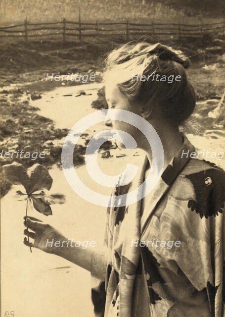 The may apple leaf, c1900. Creator: Eva Watson-Schutze.