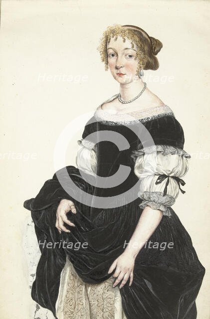 Portrait of Aletta Pancras, c.1670. Creator: Gesina ter Borch.