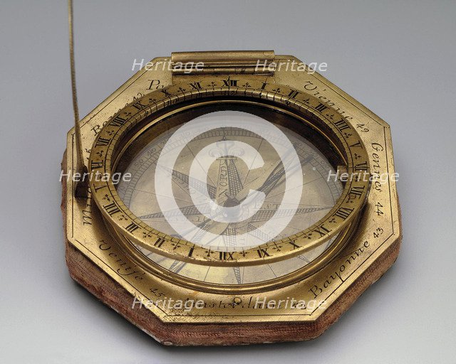 Universal equatorial sundial of Peter the Great, Early 18th cen.
