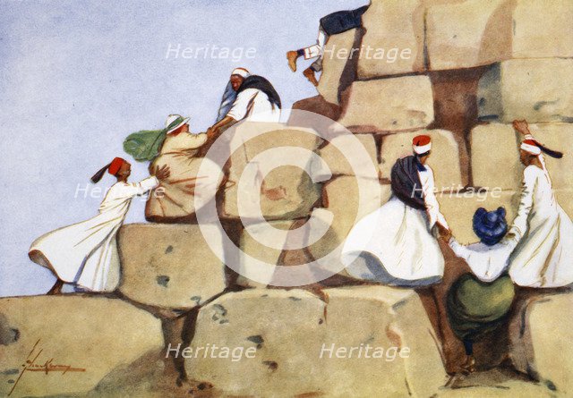 'The Climbers', 1908.  Artist: Lance Thackeray