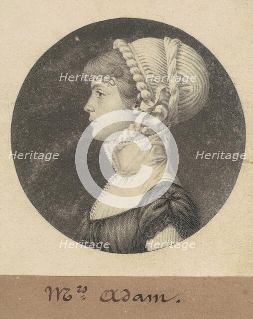 Sarah Eve Adams, 1809. Creator: Charles Balthazar Julien Févret de Saint-Mémin.