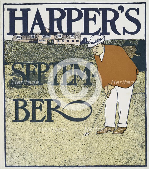 Harper's September, c1890 - 1907. Creator: Edward Penfield.