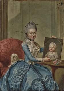 Friederike Caroline Luise of Hesse-Darmstadt (1752-1782), Duchess of Mecklenburg-Strelitz. Creator: Ziesenis, Johann Georg, the Younger (1716-1776).