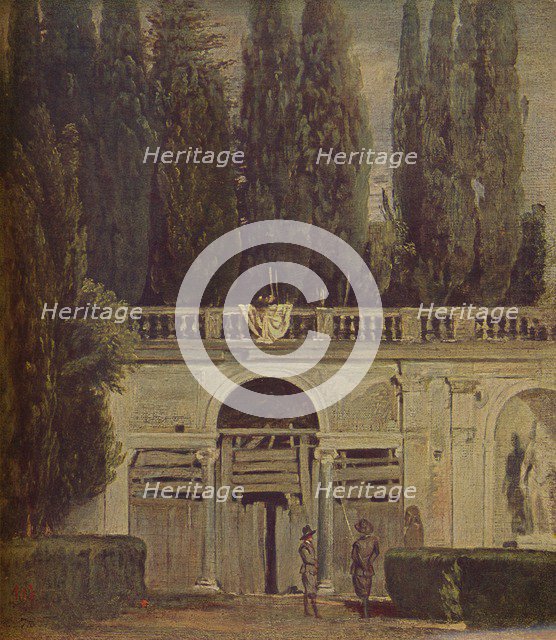 'Villa Medicis en Roma', (View of the Garden of the Villa Medici ), 1634, (c1934). Artist: Diego Velasquez.