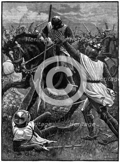 The Battle of Evesham, 4 August 1265, (c1880). Artist: Unknown