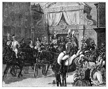 Entry of the Princess Alexandra into London, late 19th century. Artist: Unknown
