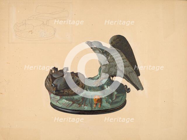Toy Bank: Eagle, c. 1940. Creator: William High.