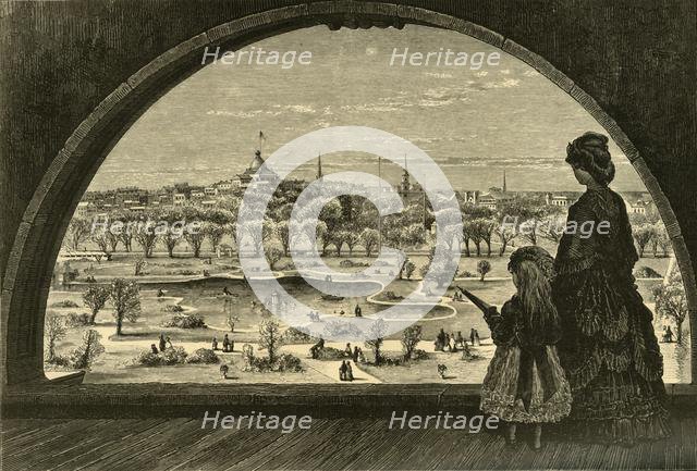 'View from Steeple of Arlington-Street Church', 1874.  Creator: John Douglas Woodward.