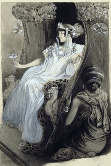 Drawing for Aphrodite by Pierre Louys, 1896. Artist: Antoine Calbet
