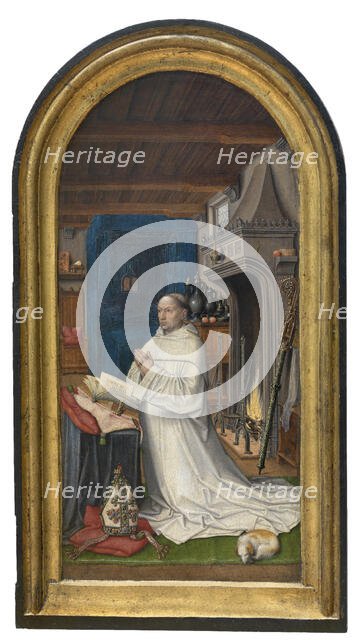 Christiaan de Hondt, Abbot at Ten Duinen, 1499. Creator: Master of 1499.