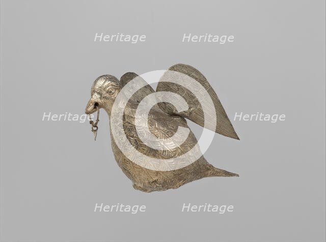 The Attarouthi Treasure - Silver Dove, Byzantine, 500-650. Creator: Unknown.