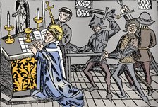 'Martyrdom of St. Thomas of Canterbury', c1484. Artist: William Caxton.