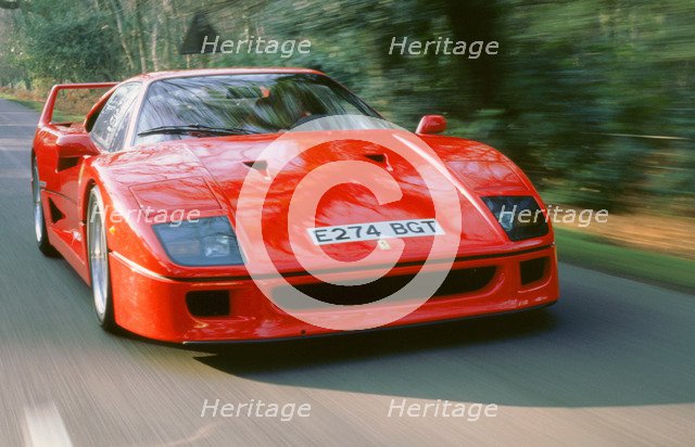 1988 Ferrari F40. Artist: Unknown.