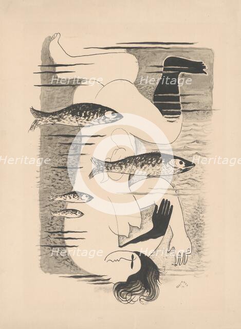 Drowned, 1929. Creator: Mikulas Galanda.
