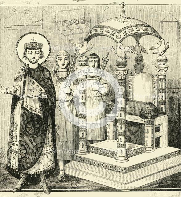 'Throne of the Byzantine Emperors', 1890.   Creator: Unknown.