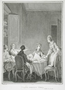Sophie remettez-vous, 1779. Creator: Nicolas de Launay.