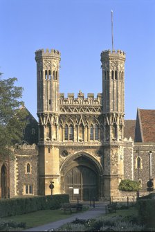 The Great Gate, St Augustine's Abbey, Canterbury, Kent, 1996. Artist: J Bailey