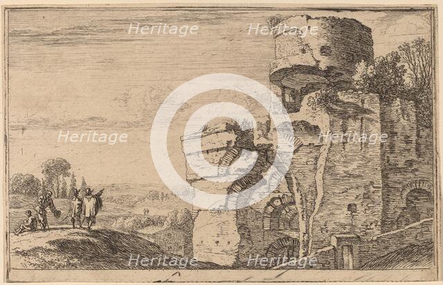 Ruins on the Palatine Hill. Creator: Herman van Swanevelt.