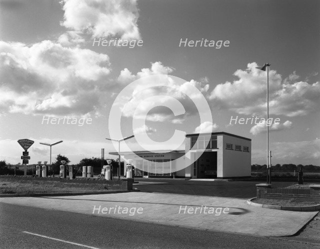 Cleveland Petrol Station, Marr, South Yorkshire, 1963. Artist: Michael Walters