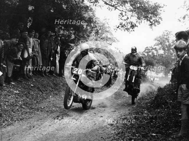 Action from the National (Open) Shrubland Park Scramble, Suffolk, 1952. Artist: Unknown