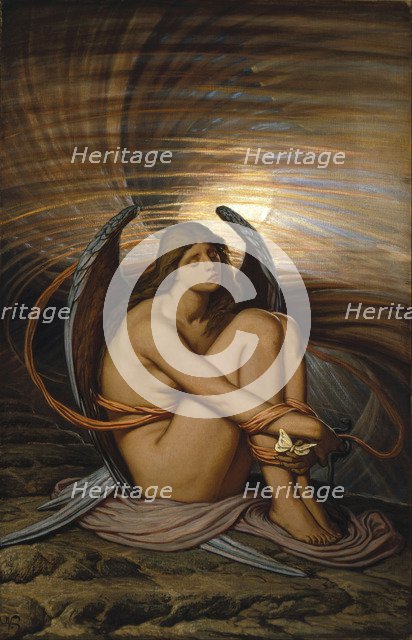 Soul in Bondage, 1891-1892. Artist: Vedder, Elihu (1836-1923)