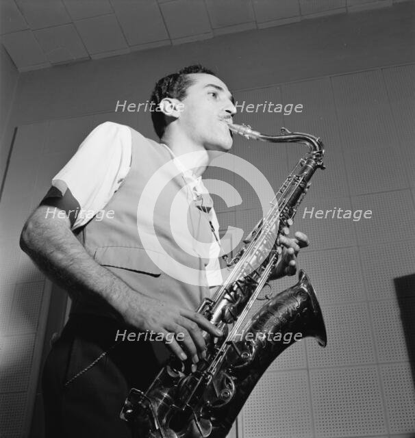 Portrait of Charlie Ventura, National studio, New York, N.Y., ca. Oct. 1946. Creator: William Paul Gottlieb.