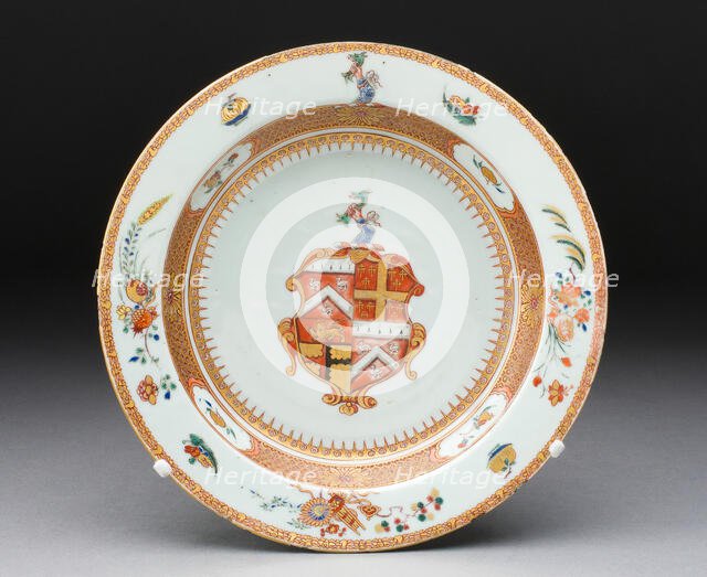 Soup Bowl, Jingdezhen, c. 1720. Creator: Jingdezhen Porcelain.