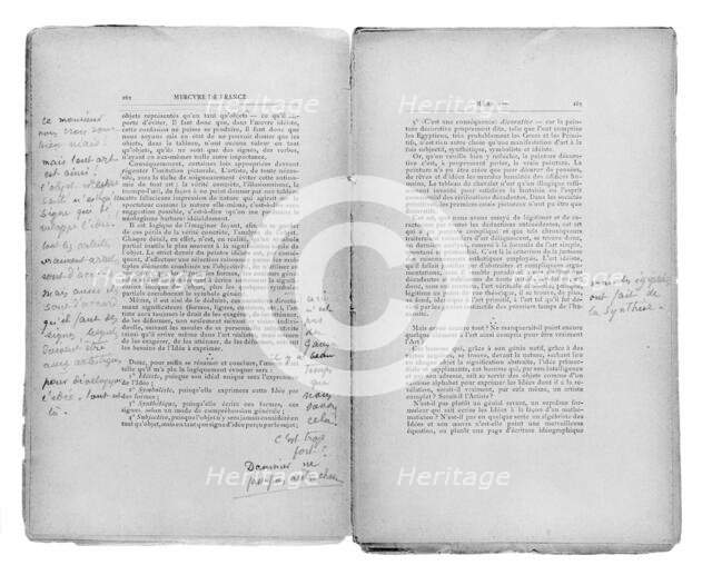 Camille Pissarro's house from the Garden, Eragny. Creator: Unknown.