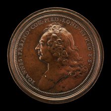 Dr. John Freind, 1675-1728, English Physician [obverse], 1728. Creator: Ferdinand de Saint-Urbain.