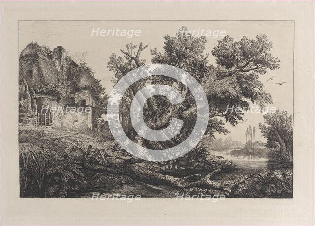 La Tonnelle, 1838. Creator: Charles Francois Daubigny.