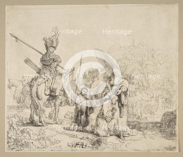 The Baptism of The Eunuch, 1641. Creator: Rembrandt Harmensz van Rijn.