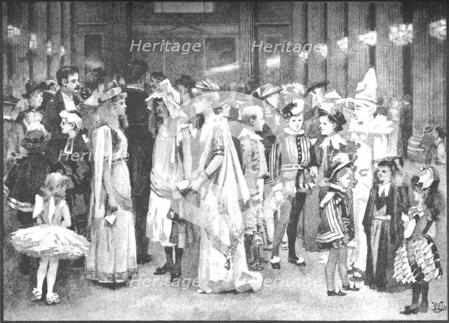 'Juvenile Ball at the Mansion House - Between the Dances', 1891. Creator: William Luker.