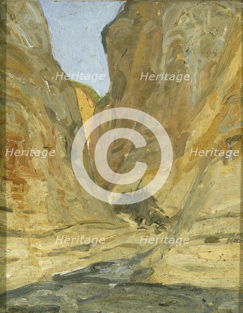 The Canyon, n.d. Creator: Henry Ossawa Tanner.