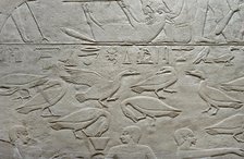 Geese relief, Mastaba of Kagemni, Saqqara, Egypt, Old Kingdom, 6th Dynasty, 2350 BC (2003). Creator: Unknown.