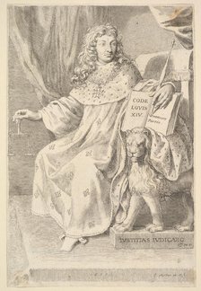 Title Page: Le Code Louis XIV, 1667. Creator: Claude Mellan.