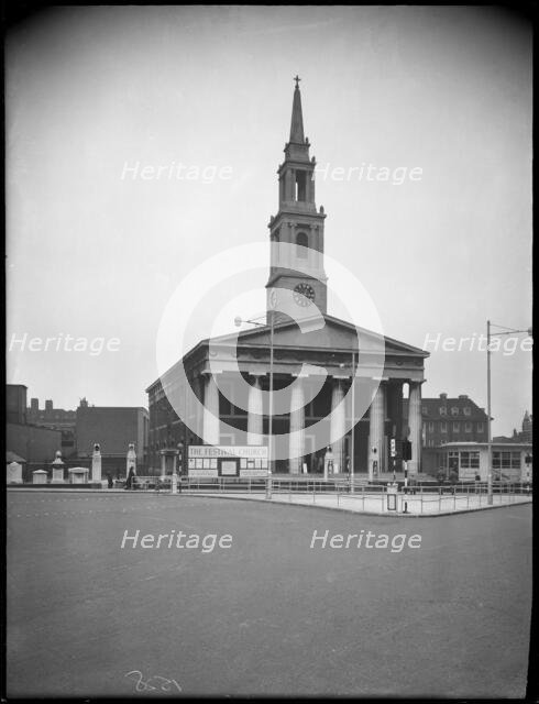 St John's Church, Waterloo Road, Lambeth, London, 1951. Creator: Campbell's Press Studios Limited.