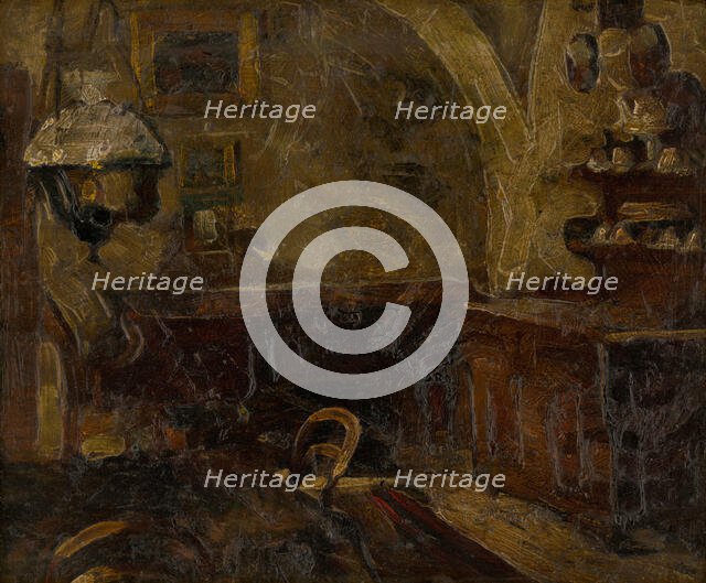 Interior, 1905-1910. Creator: Konstantín Kövári-Kacmarik.
